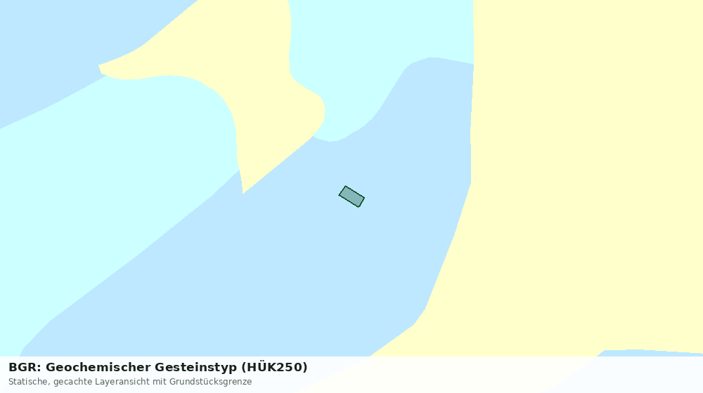 Statische Kartenansicht: BGR: Geochemischer Gesteinstyp (HÜK250)