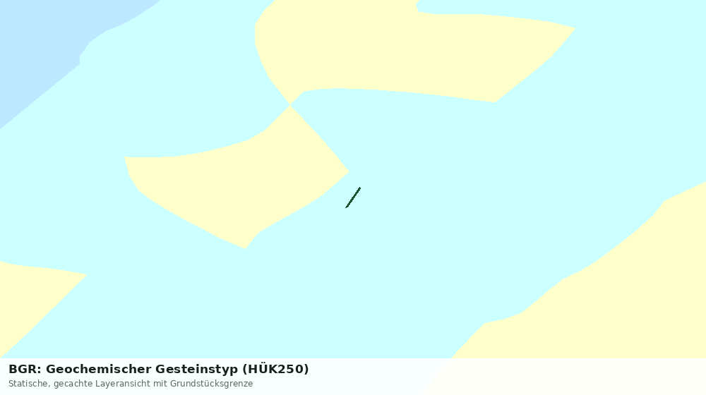 Statische Kartenansicht: BGR: Geochemischer Gesteinstyp (HÜK250)
