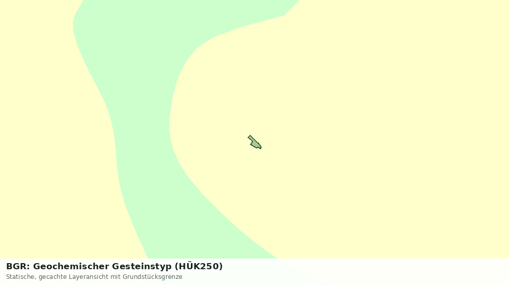 Statische Kartenansicht: BGR: Geochemischer Gesteinstyp (HÜK250)