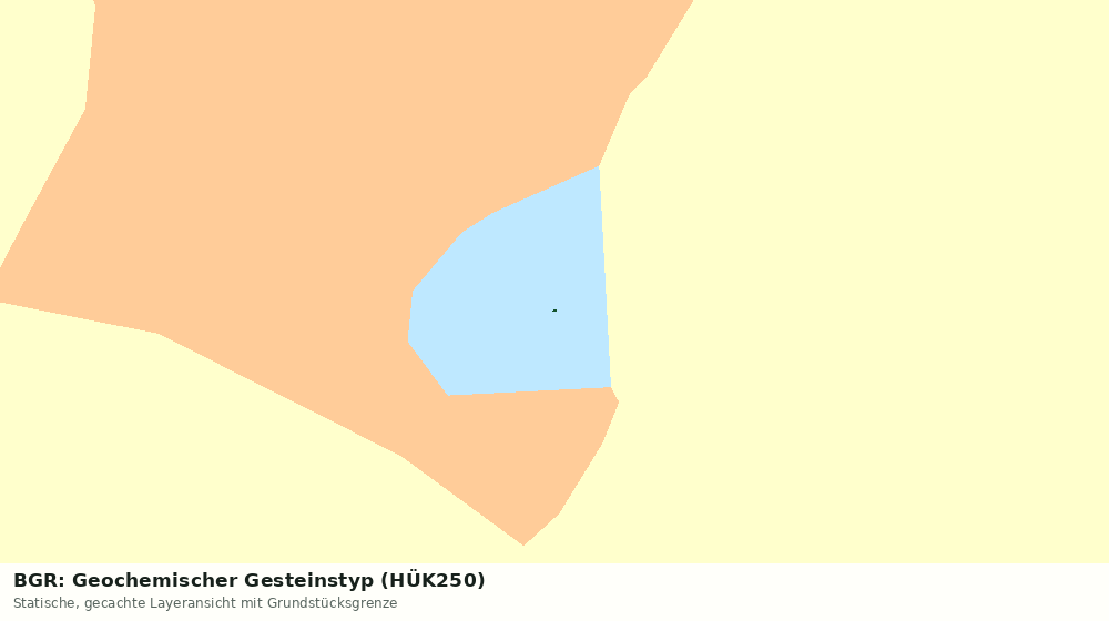 Statische Kartenansicht: BGR: Geochemischer Gesteinstyp (HÜK250)