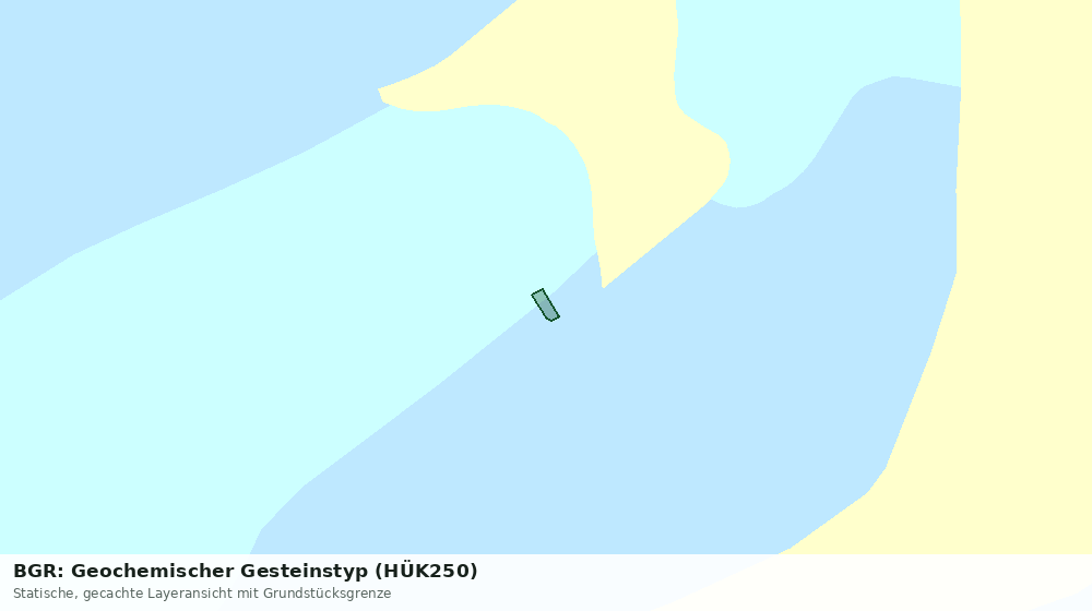 Statische Kartenansicht: BGR: Geochemischer Gesteinstyp (HÜK250)