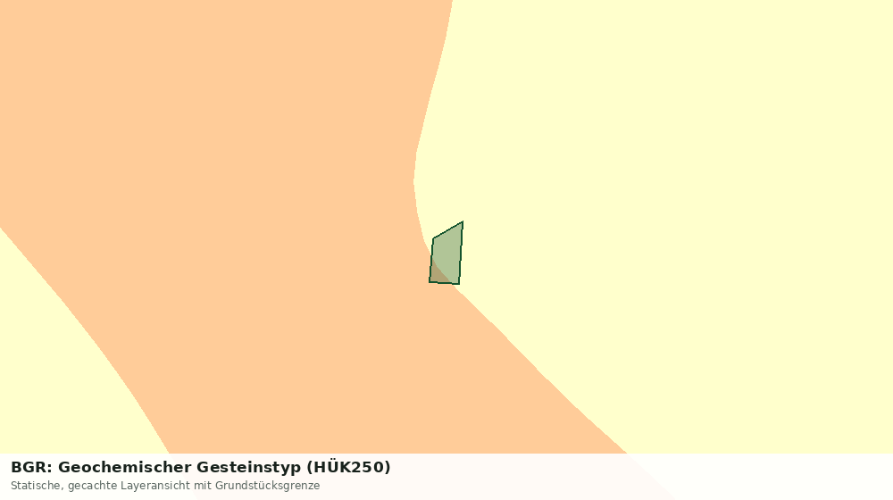 Statische Kartenansicht: BGR: Geochemischer Gesteinstyp (HÜK250)