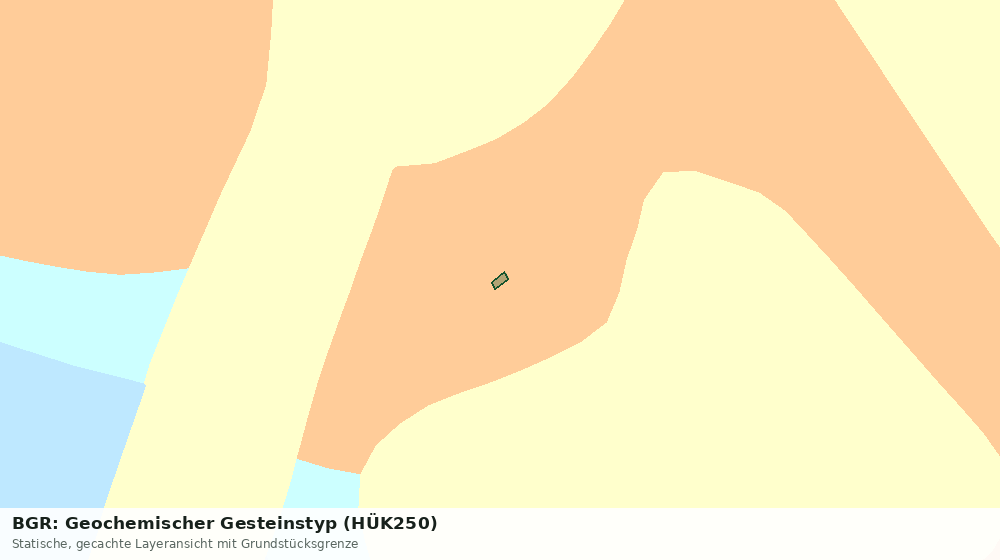 Statische Kartenansicht: BGR: Geochemischer Gesteinstyp (HÜK250)