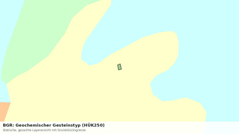 Statische Kartenansicht: BGR: Geochemischer Gesteinstyp (HÜK250)