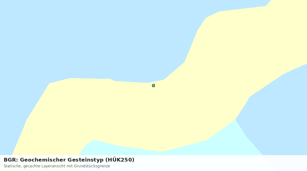 Statische Kartenansicht: BGR: Geochemischer Gesteinstyp (HÜK250)