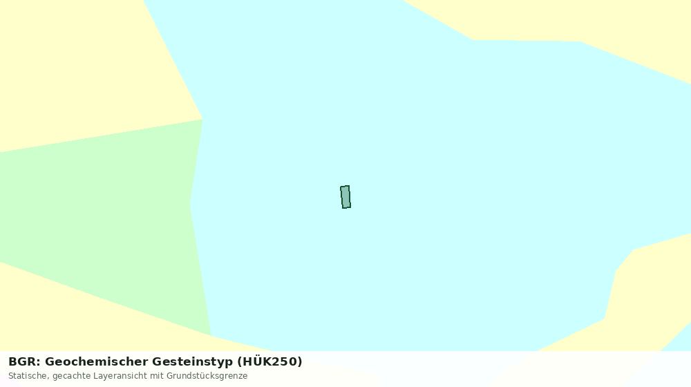 Statische Kartenansicht: BGR: Geochemischer Gesteinstyp (HÜK250)