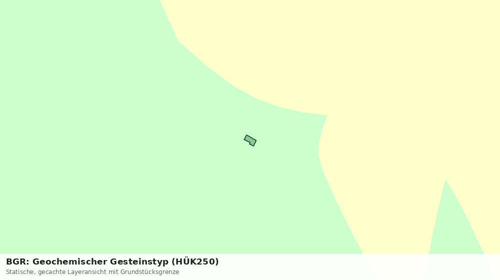 Statische Kartenansicht: BGR: Geochemischer Gesteinstyp (HÜK250)