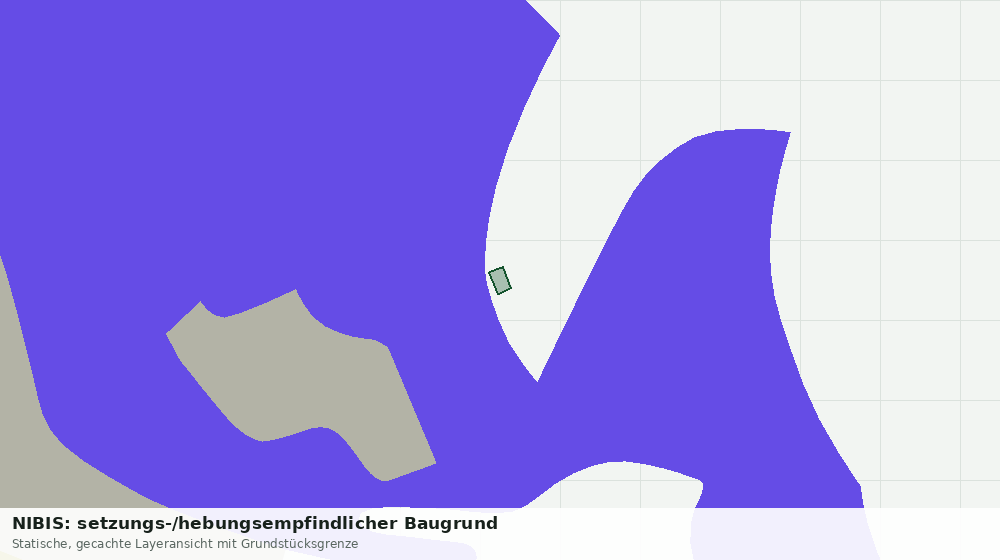 Statische Kartenansicht: NIBIS: setzungs-/hebungsempfindlicher Baugrund