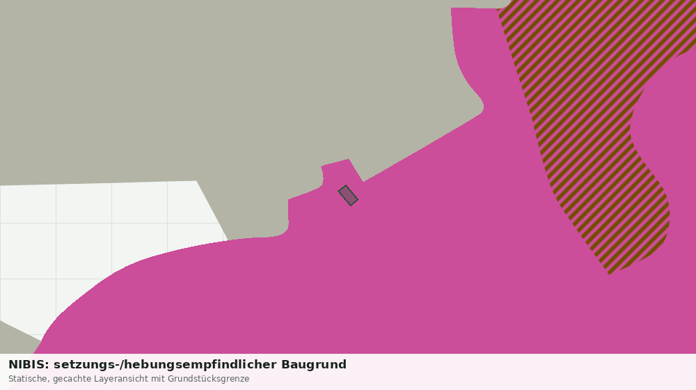 Statische Kartenansicht: NIBIS: setzungs-/hebungsempfindlicher Baugrund