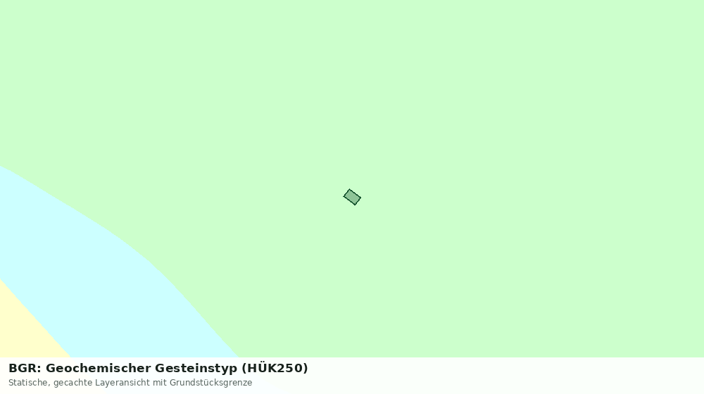 Statische Kartenansicht: BGR: Geochemischer Gesteinstyp (HÜK250)