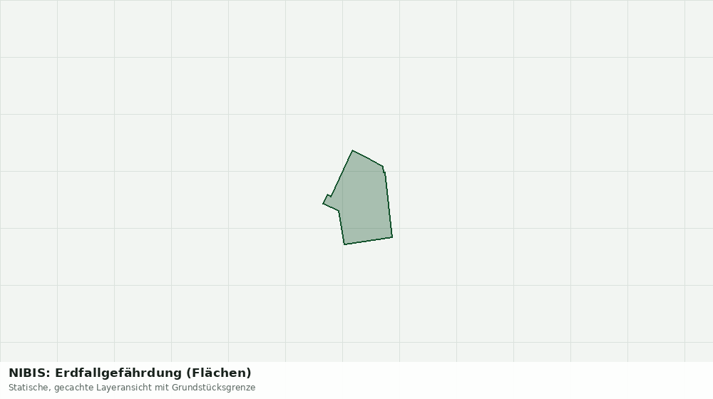 Statische Kartenansicht: NIBIS: Erdfallgefährdung (Flächen)