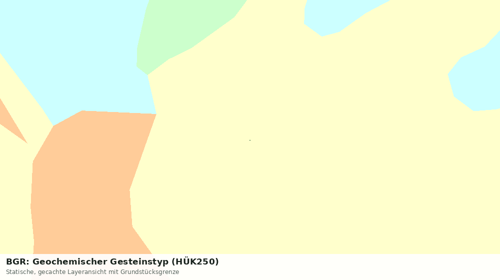 Statische Kartenansicht: BGR: Geochemischer Gesteinstyp (HÜK250)