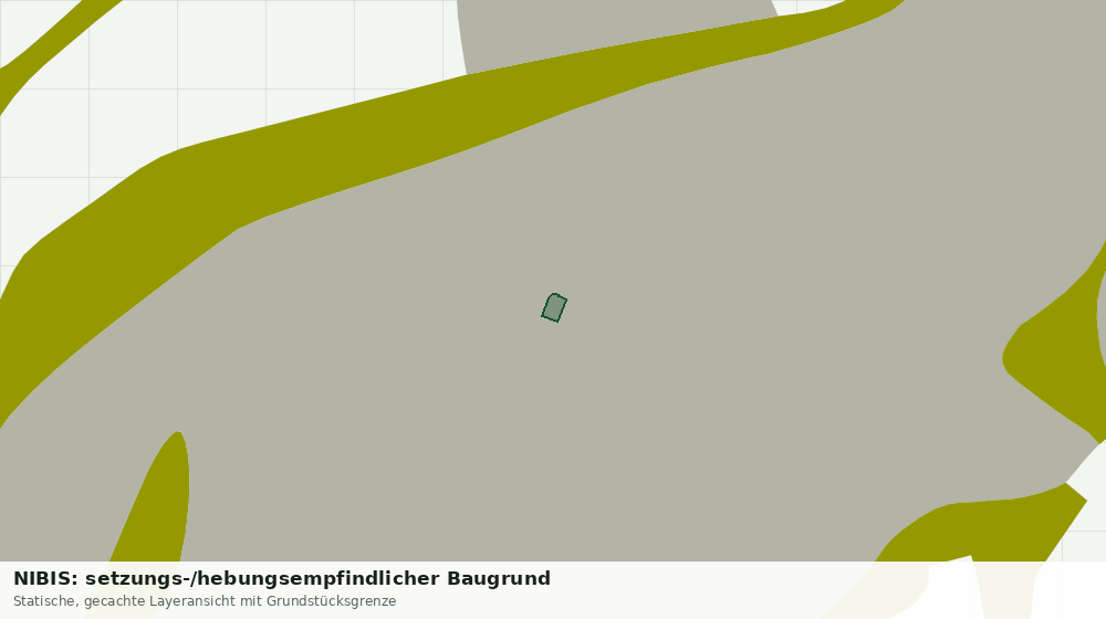 Statische Kartenansicht: NIBIS: setzungs-/hebungsempfindlicher Baugrund
