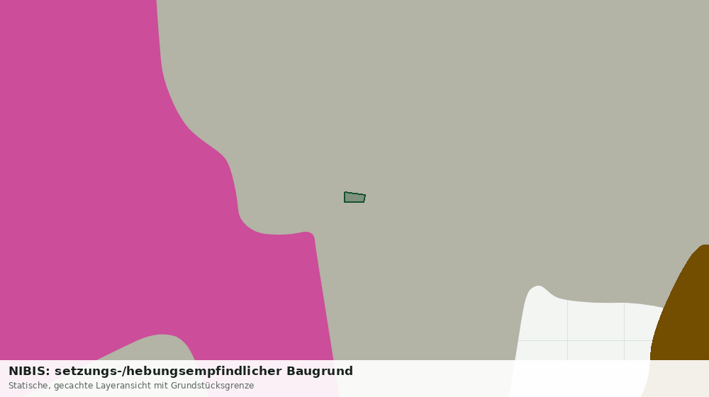 Statische Kartenansicht: NIBIS: setzungs-/hebungsempfindlicher Baugrund