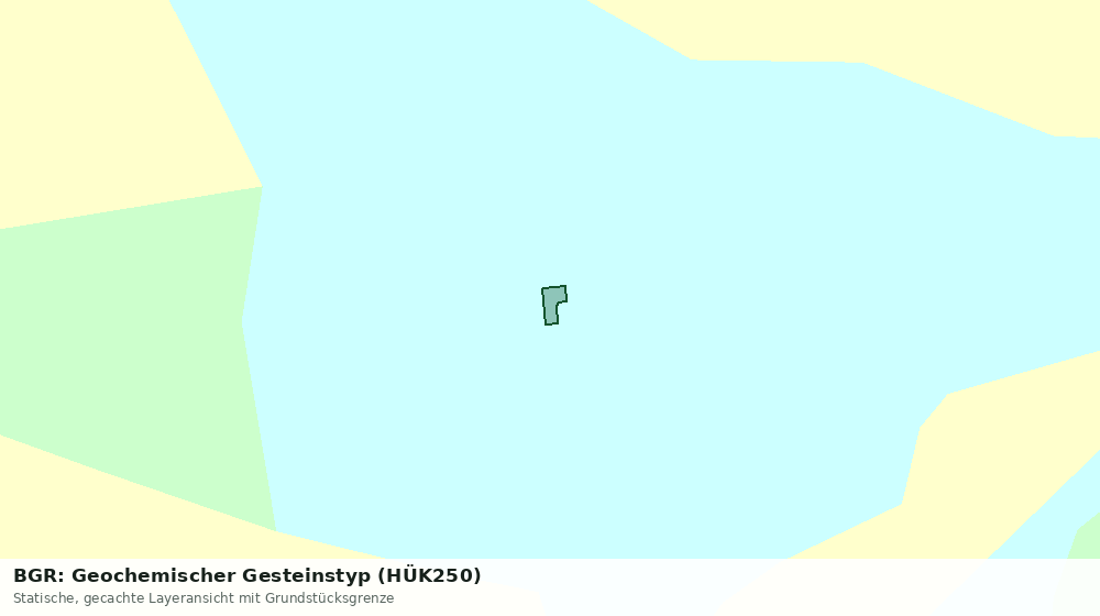 Statische Kartenansicht: BGR: Geochemischer Gesteinstyp (HÜK250)