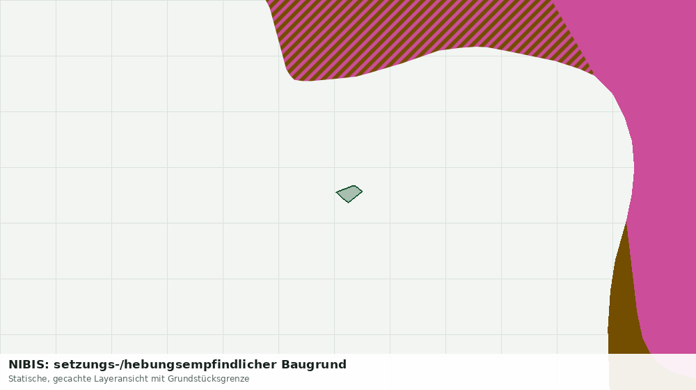 Statische Kartenansicht: NIBIS: setzungs-/hebungsempfindlicher Baugrund