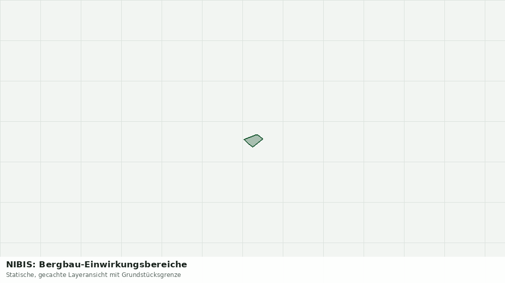 Statische Kartenansicht: NIBIS: Bergbau-Einwirkungsbereiche