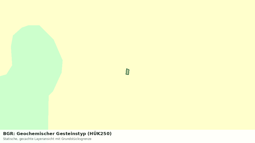 Statische Kartenansicht: BGR: Geochemischer Gesteinstyp (HÜK250)