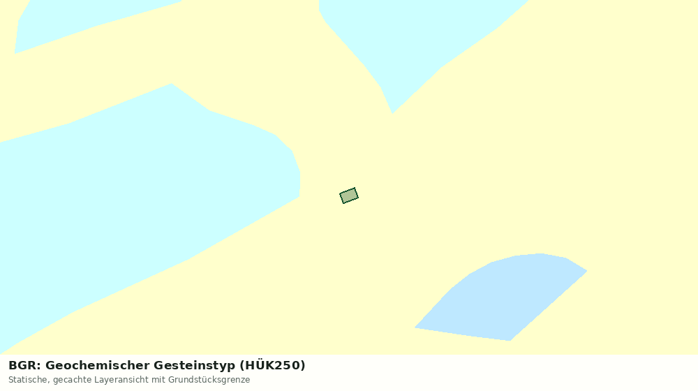 Statische Kartenansicht: BGR: Geochemischer Gesteinstyp (HÜK250)