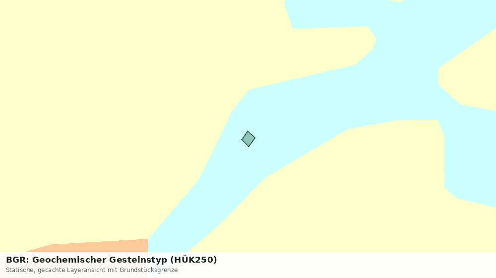 Statische Kartenansicht: BGR: Geochemischer Gesteinstyp (HÜK250)