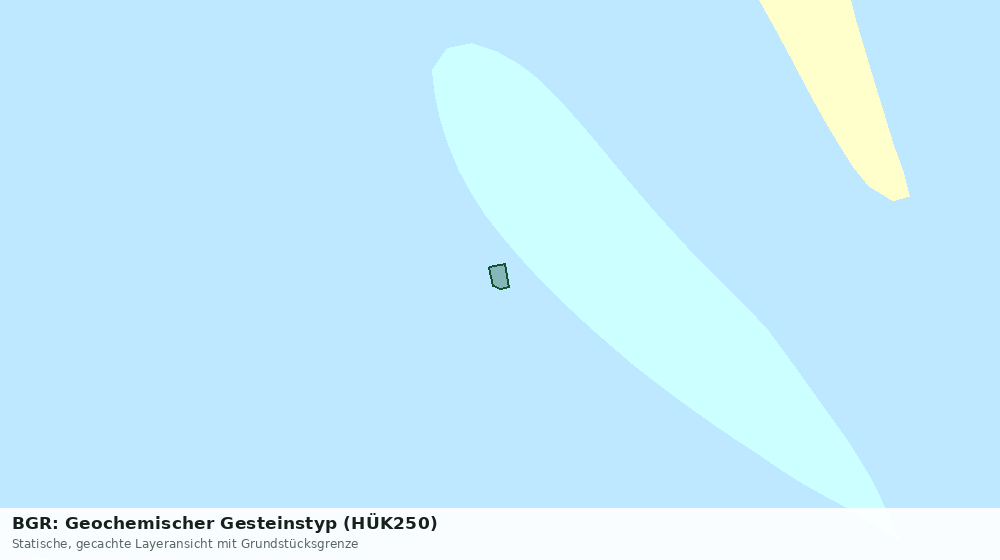 Statische Kartenansicht: BGR: Geochemischer Gesteinstyp (HÜK250)