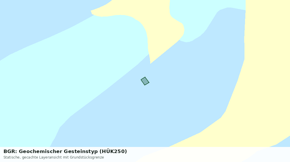 Statische Kartenansicht: BGR: Geochemischer Gesteinstyp (HÜK250)