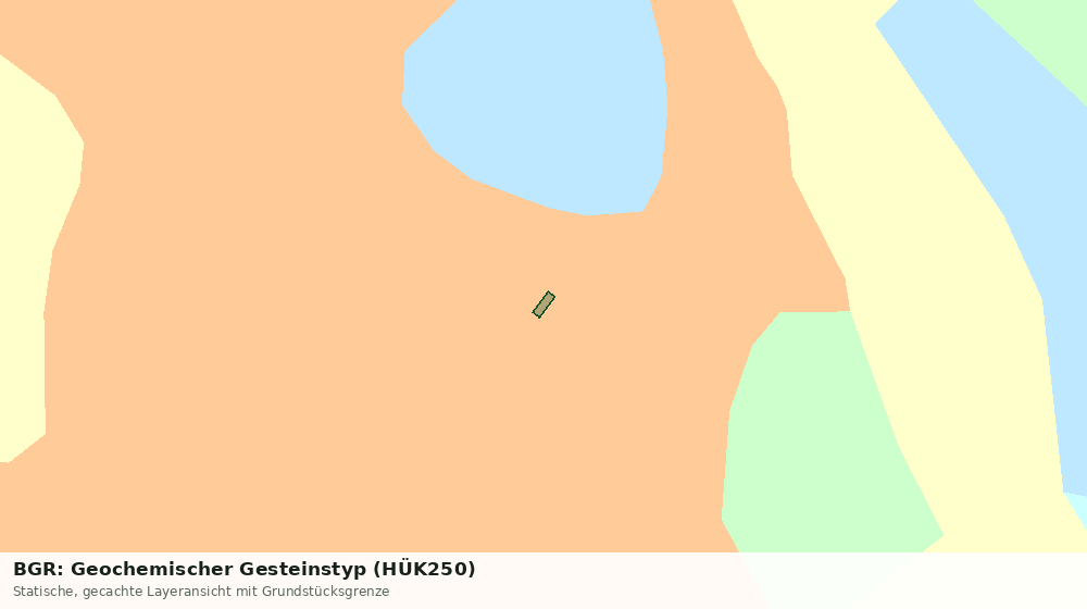 Statische Kartenansicht: BGR: Geochemischer Gesteinstyp (HÜK250)