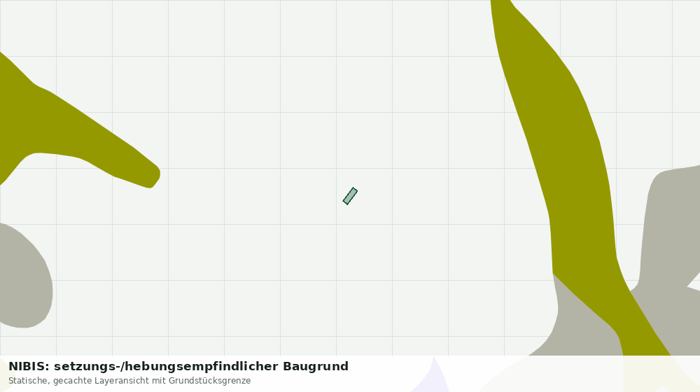 Statische Kartenansicht: NIBIS: setzungs-/hebungsempfindlicher Baugrund