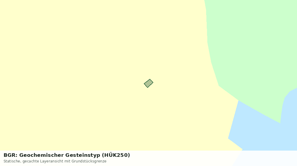 Statische Kartenansicht: BGR: Geochemischer Gesteinstyp (HÜK250)