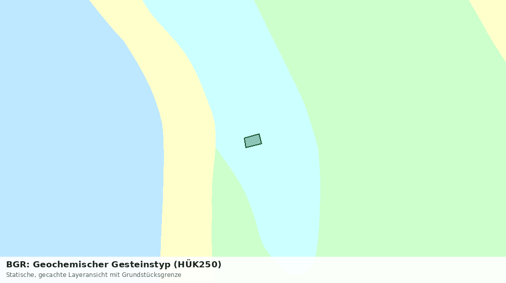 Statische Kartenansicht: BGR: Geochemischer Gesteinstyp (HÜK250)