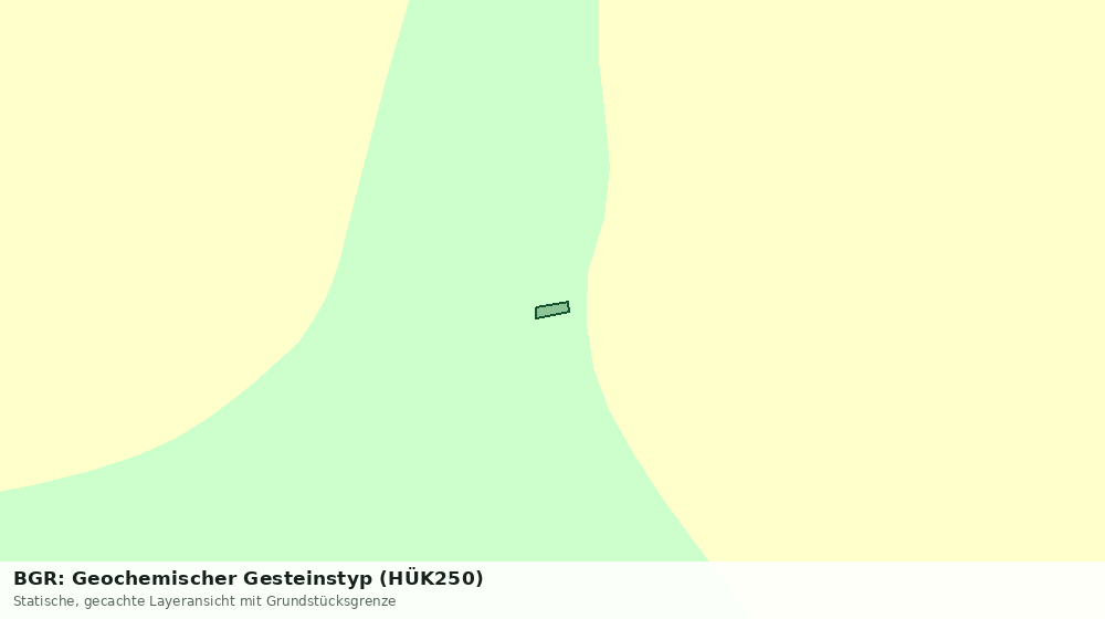 Statische Kartenansicht: BGR: Geochemischer Gesteinstyp (HÜK250)