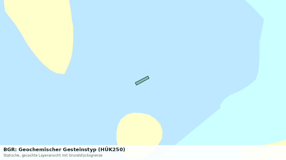 Statische Kartenansicht: BGR: Geochemischer Gesteinstyp (HÜK250)