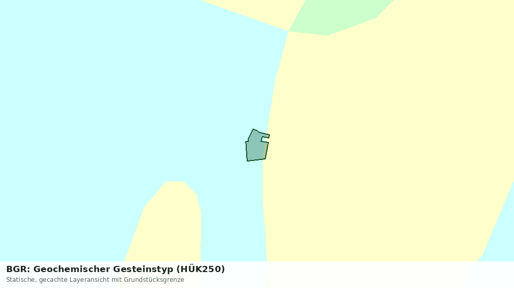 Statische Kartenansicht: BGR: Geochemischer Gesteinstyp (HÜK250)