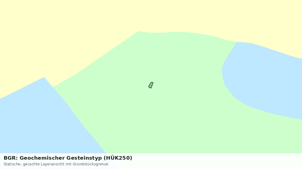 Statische Kartenansicht: BGR: Geochemischer Gesteinstyp (HÜK250)