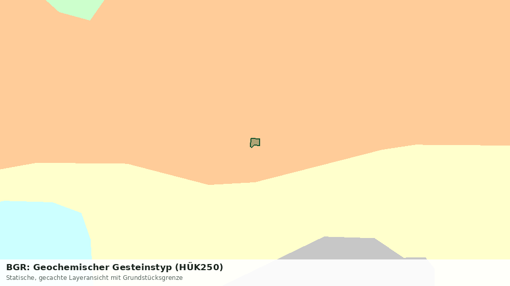 Statische Kartenansicht: BGR: Geochemischer Gesteinstyp (HÜK250)