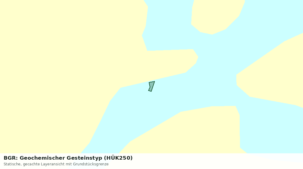 Statische Kartenansicht: BGR: Geochemischer Gesteinstyp (HÜK250)