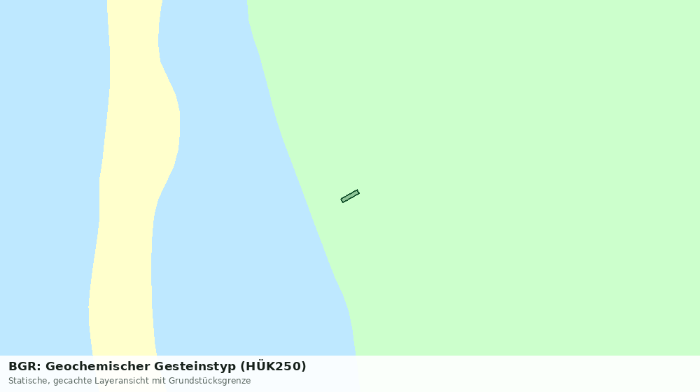 Statische Kartenansicht: BGR: Geochemischer Gesteinstyp (HÜK250)
