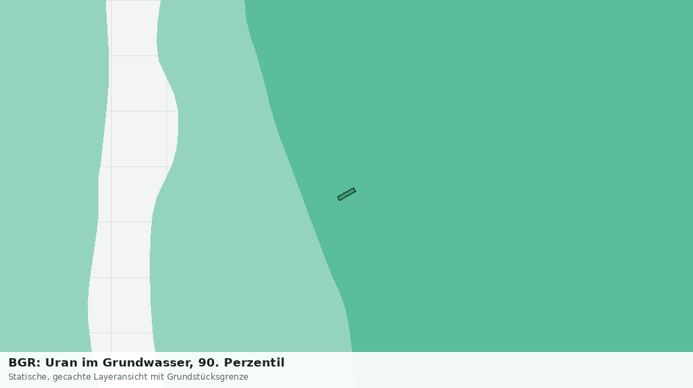 Statische Kartenansicht: BGR: Uran im Grundwasser, 90. Perzentil