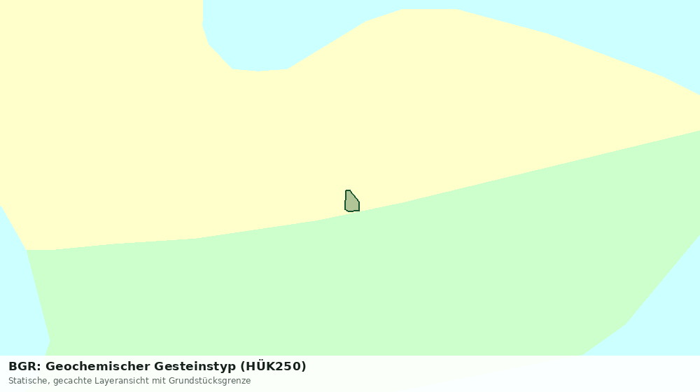Statische Kartenansicht: BGR: Geochemischer Gesteinstyp (HÜK250)