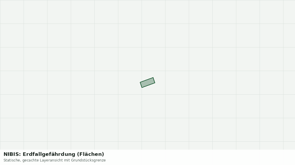 Statische Kartenansicht: NIBIS: Erdfallgefährdung (Flächen)