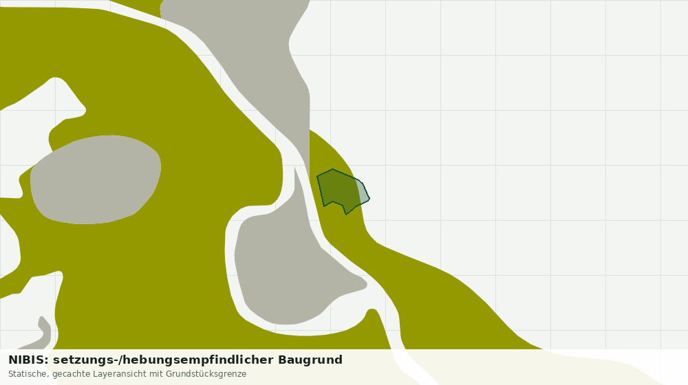 Statische Kartenansicht: NIBIS: setzungs-/hebungsempfindlicher Baugrund