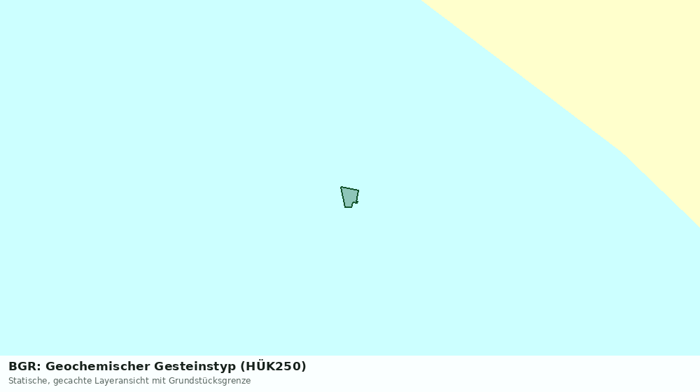 Statische Kartenansicht: BGR: Geochemischer Gesteinstyp (HÜK250)
