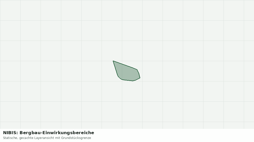 Statische Kartenansicht: NIBIS: Bergbau-Einwirkungsbereiche