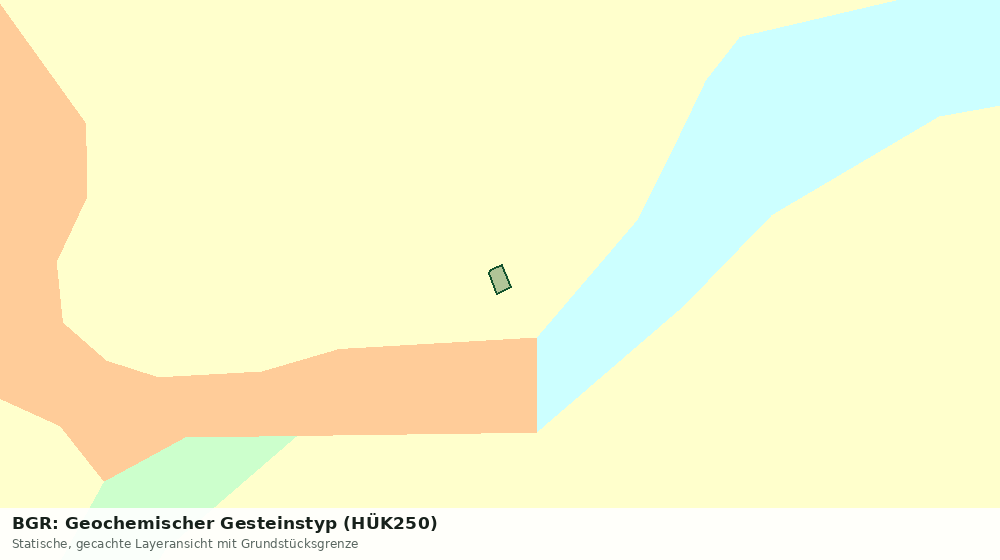 Statische Kartenansicht: BGR: Geochemischer Gesteinstyp (HÜK250)