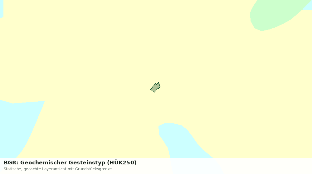 Statische Kartenansicht: BGR: Geochemischer Gesteinstyp (HÜK250)