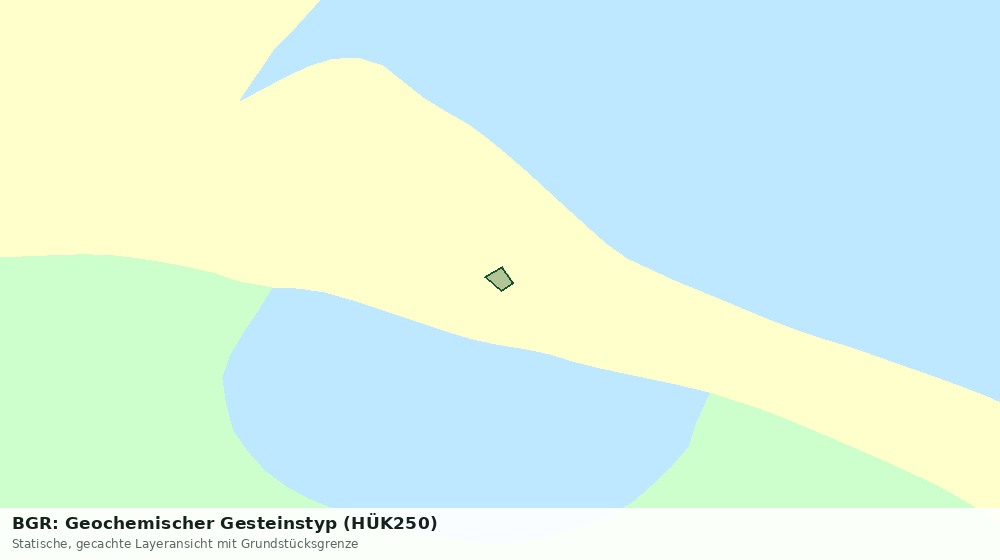 Statische Kartenansicht: BGR: Geochemischer Gesteinstyp (HÜK250)