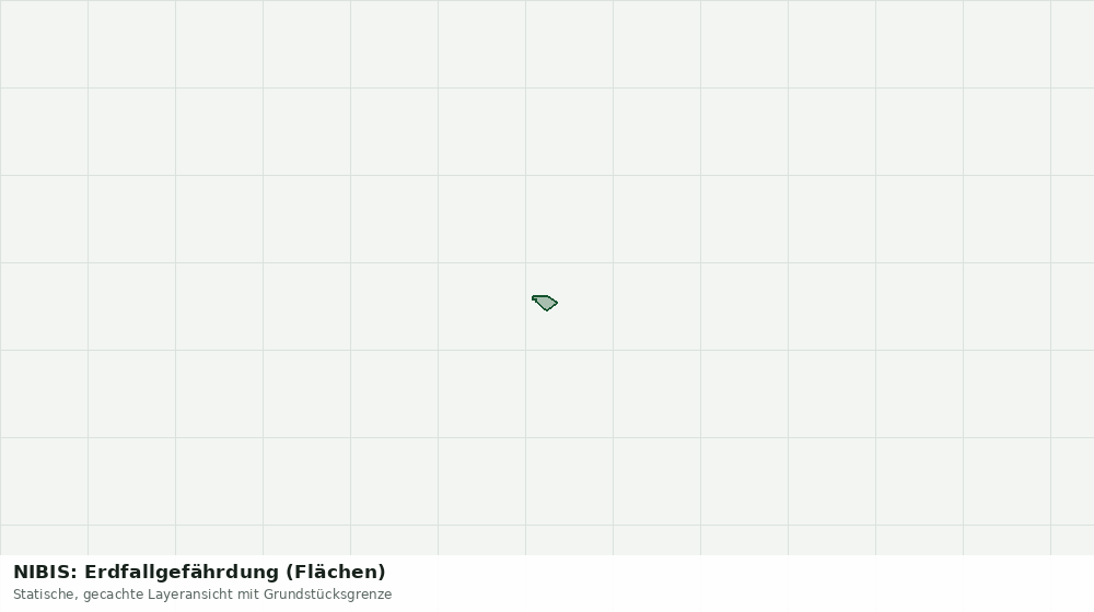 Statische Kartenansicht: NIBIS: Erdfallgefährdung (Flächen)