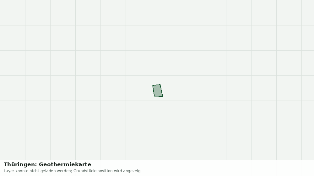 Statische Kartenansicht: Thüringen: Geothermiekarte