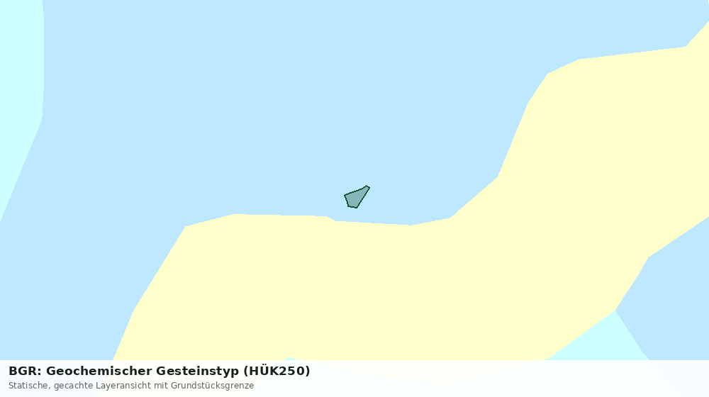 Statische Kartenansicht: BGR: Geochemischer Gesteinstyp (HÜK250)