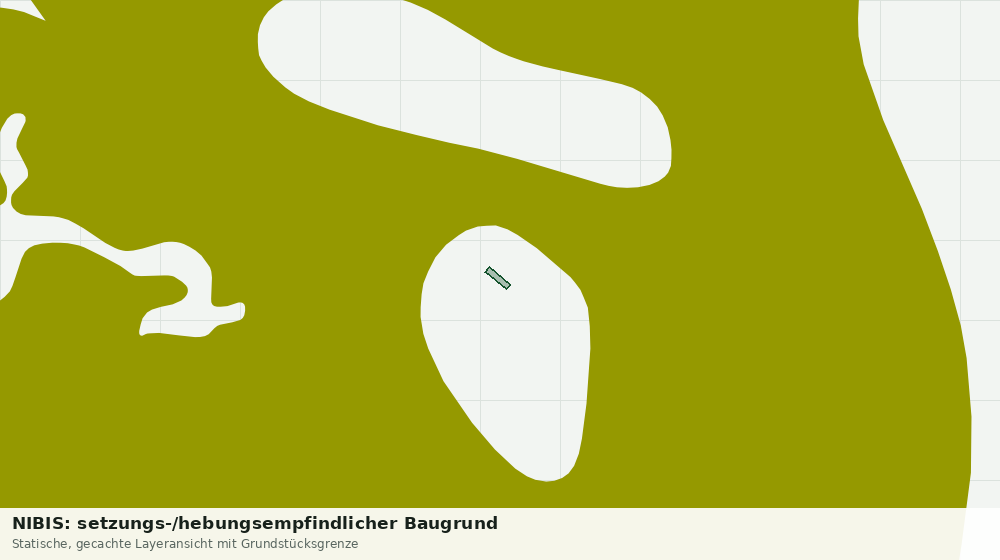 Statische Kartenansicht: NIBIS: setzungs-/hebungsempfindlicher Baugrund